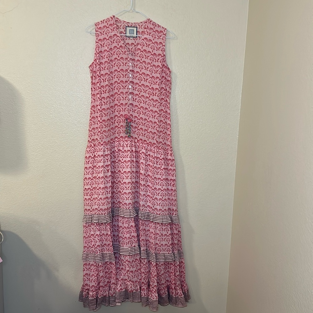 Alicia BELL Pink Patterned boho Maxi